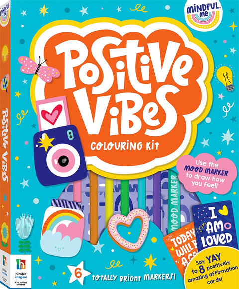Mindful Me: Positive Vibes Colouring Kit - MPHOnline.com