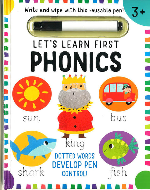 Let's Learn First: Phonics (wipe clean inc pen) - MPHOnline.com