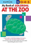 KUMON WORKBOOK MY BOOK OF COLORING AT THE ZOO AGES 3 4 5 - MPHOnline.com