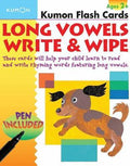 Kumon Flash Card Long Vowels Write & Wipe! Ages 2+ - MPHOnline.com