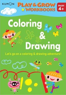 PLAY & GROW WORKBOOKS: COLOURING & DRAWING AGES 4+ - MPHOnline.com
