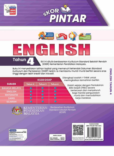 Skor Pintar English Year (CEFR) 4 - MPHOnline.com