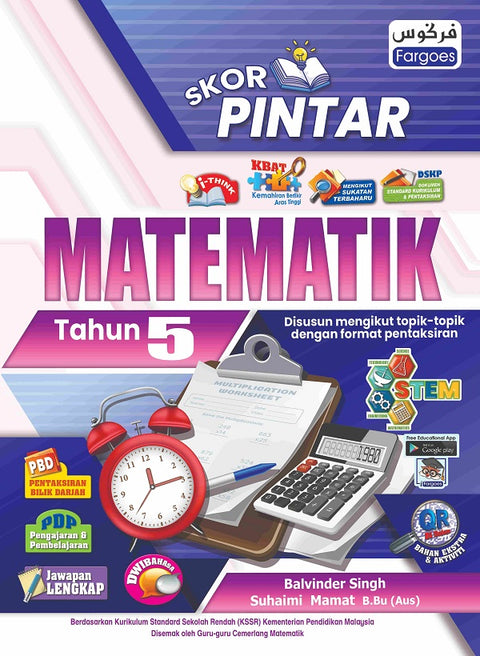 Skor Pintar Matematik Tahun 5 DwiBahasa - MPHOnline.com