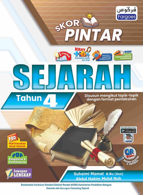 Skor Pintar Sejarah Tahun 4 DwiBahasa - MPHOnline.com