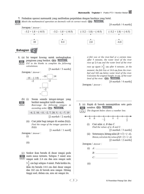 PRAKTIS HEBAT! PT3 2022 Matematik Tingkatan 1 - MPHOnline.com