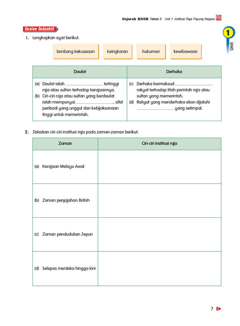 FOCUS KSSR (2022) Sejarah Tahun 5 - MPHOnline.com