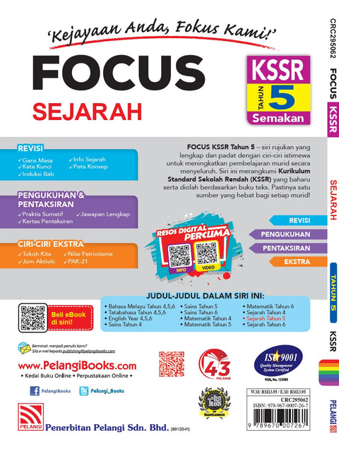 FOCUS KSSR (2022) Sejarah Tahun 5 - MPHOnline.com