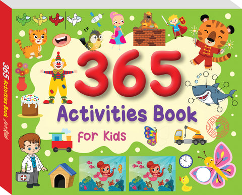 365 Activities Book For Kids (Green) - MPHOnline.com