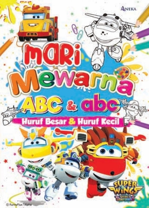 Mari Mewarna Abc Huruf Besar & Abc Huruf Kecil - MPHOnline.com