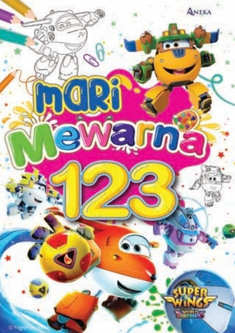 Mari Mewarna Nombor 123 - MPHOnline.com