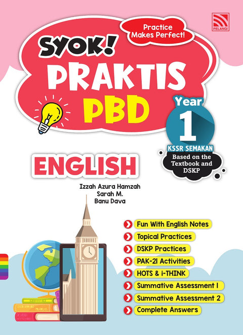 SYOK! PRAKTIS PBD 2023 English Year  1 - MPHOnline.com