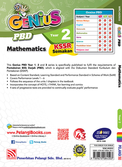 GENIUS PBD KSSR 2023 Mathematics Yr 2 ( Eng Version ) - MPHOnline.com