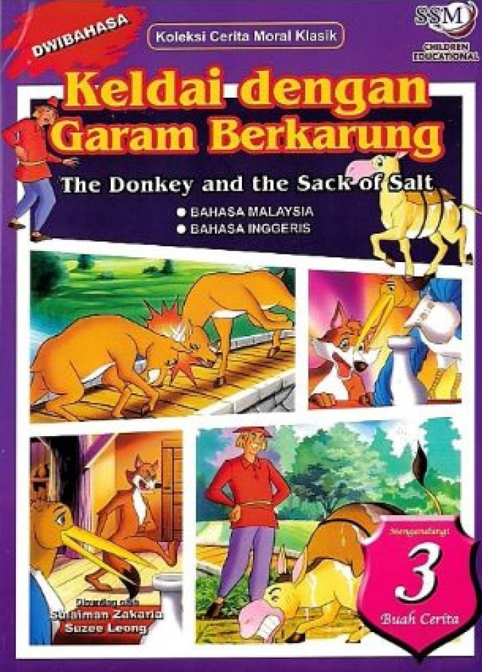 Koleksi Cerita Moral Klasik: Keldai dengan Garam Berkarung (Dwibahasa ...