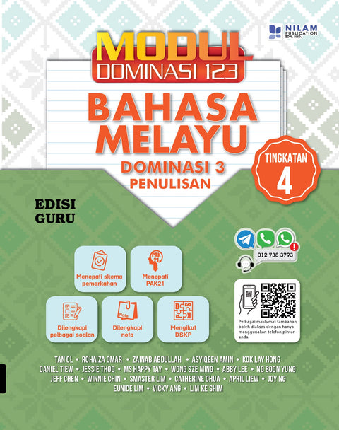 Modul Dominasi 123 Bahasa Melayu Dominasi 3 Penulisan Tingkatan 4 2022 - MPHOnline.com