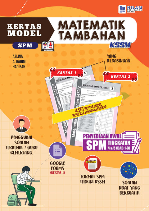 Kertas Model SPM Matematik Tambahan Dwibahasa 2022 - MPHOnline.com