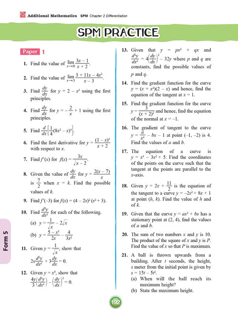 Ranger Quick Revisi on SPM 2022 Additional Mathematics - MPHOnline.com