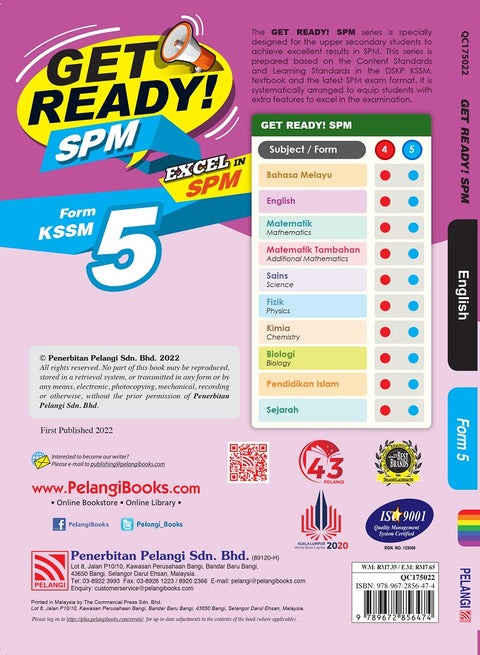 Get Ready! SPM 2022 English Form 5 - MPHOnline.com