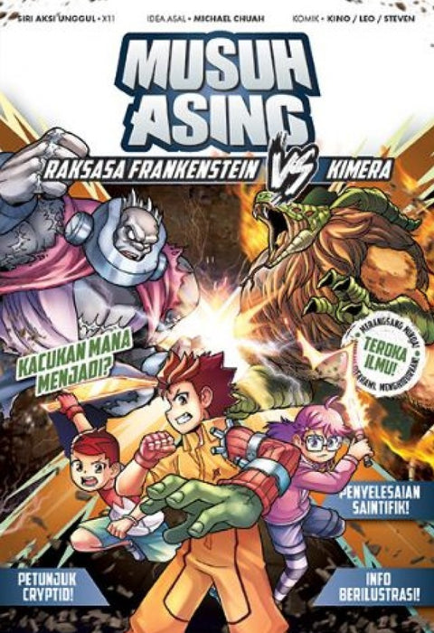 X-Venture Aksi Unggul: Musuh Asing Raksasa Frankenstein Vs Kimera - MPHOnline.com