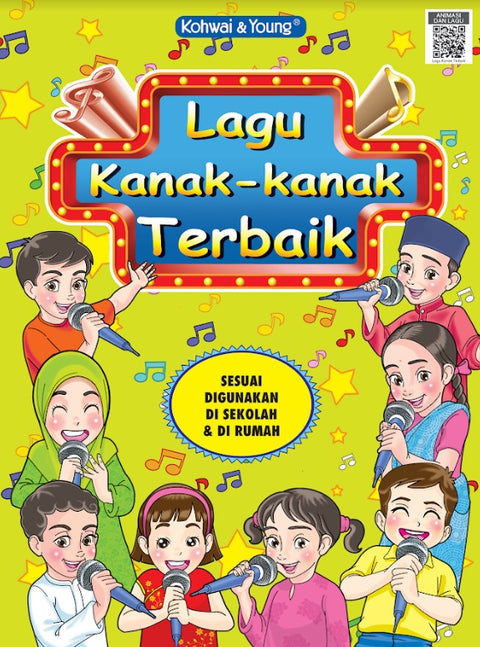 Lagu Kanak-Kanak Terbaik (Buku Dengan QR - Animasi dan Lagu) - MPHOnline.com