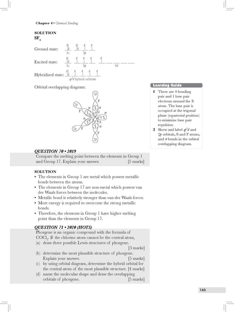 Previous Years' Real Exam Questions: Chemistry (Semester 1) - MPHOnline.com