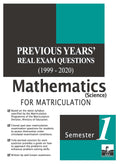 Previous Years' Real Exam Questions: Mathematics (Semester 1) - MPHOnline.com