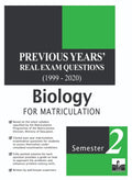 Previous Years Real Exam Questions Biology for Matriculation - MPHOnline.com