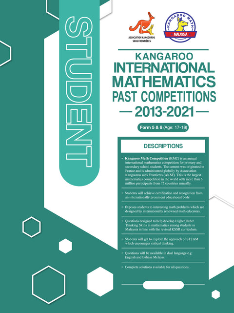 Kangaroo International Mathematics Past Competitions 2013-2021 Form 5 & 6 - MPHOnline.com