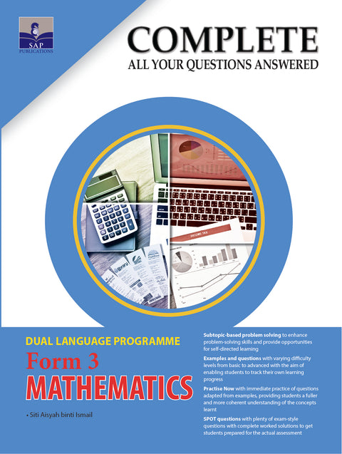 Complete All Your Questions Answered: Form 3 Mathematics - MPHOnline.com