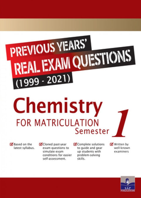 Real Exam Questions Chemistry for Matriculation 1 - MPHOnline.com