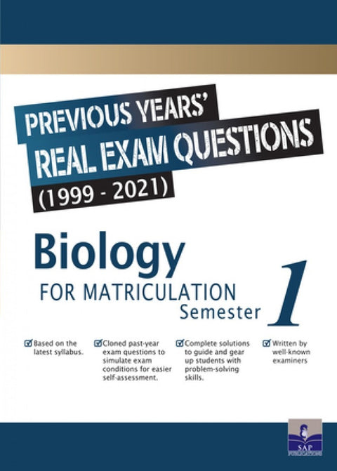 Real Exam Questions Biology for Matriculation 1 - MPHOnline.com