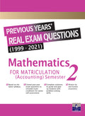 Previous Year’s Real Exam Questions (1999-2021) Mathematics (Accounting) for Matriculation Sem 2 - MPHOnline.com