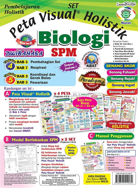 Pembelajaran Holistik SET SPM Biologi (Dwibahasa) Tingkatan 4 & 5 - MPHOnline.com