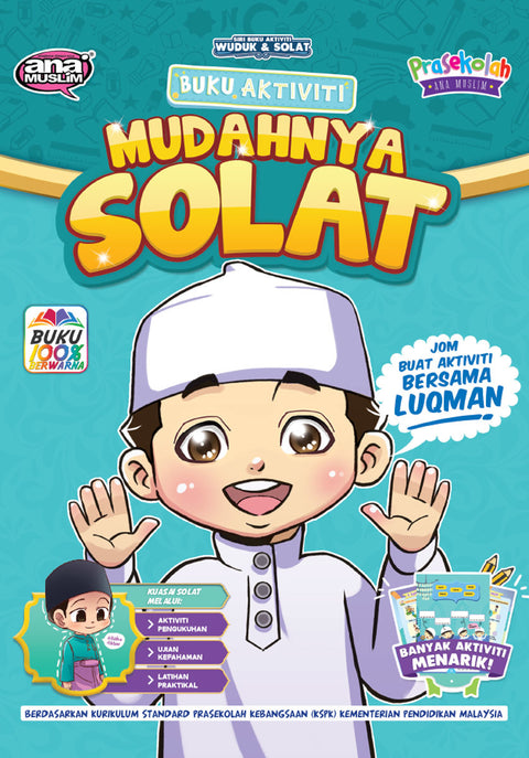 Buku Aktiviti Mudahnya Solat Bersama Luqman - MPHOnline.com