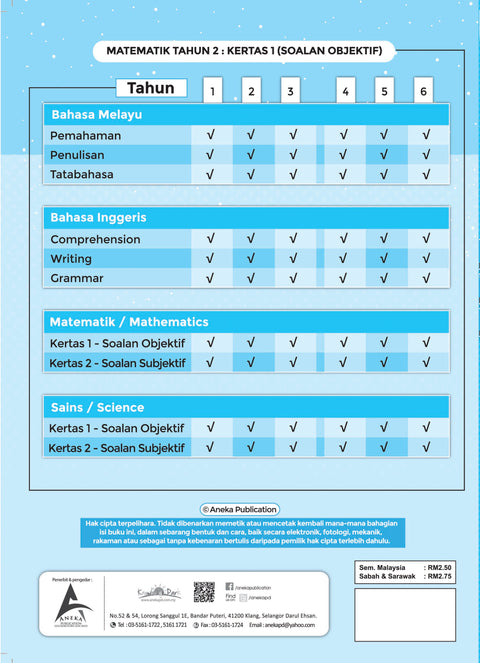 Modul Bestari Matematik Soalan Objektif Tahun 2 - MPHOnline.com