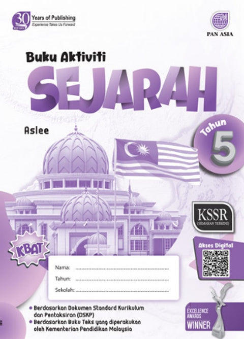 Buku Aktiviti Sejarah Tahun 5 (KSSR Semakan) - MPHOnline.com