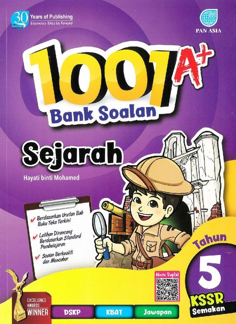 1001 A+  Bank Soalan Sejarah Tahun 5 (KSSR Semakan) - MPHOnline.com