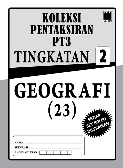 Koleksi Pentaksiran PT3 KSSM Geografi Tingkatan 2 - MPHOnline.com