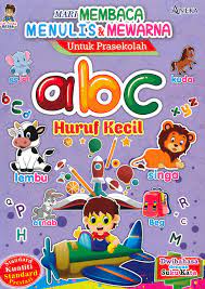 Mari Membaca, Menulis & Mewarna - ABC Huruf Kecil - MPHOnline.com