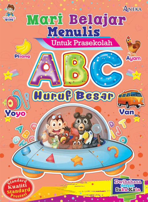 Mari Belajar Menulis untuk Prasekolah - ABC Huruf Besar - MPHOnline.com