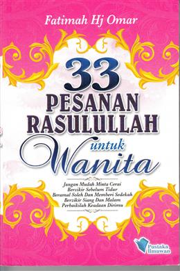 33 Pesanan Rasulullah Untuk Wanita - MPHOnline.com