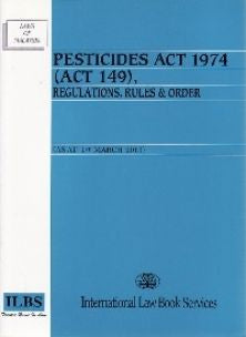 PESTICIDES ACT 1974 (1 MAC 2013) - MPHOnline.com