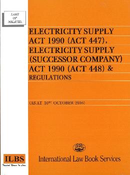 Electricity Supply Act 1990 & Reg & Rules - MPHOnline.com