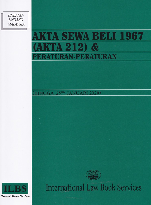 AKTA SEWA BELI 1967 (AKTA 212) & PERATURAN-PERATURAN - MPHOnline.com