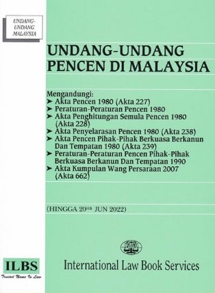 Undang-Undang Pencen Di Malaysia - Hingga 20/6/2022 - MPHOnline.com