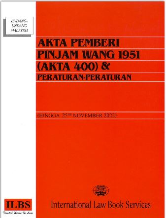 Akta Pemberi Pinjam Wang 1951 (Akta 400) - Hingga 25/11/ 2022 - MPHOnline.com