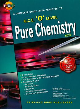 GCE 'O' Level A Complete Guide To Pure Chemistry 5072 (With Practice) - MPHOnline.com