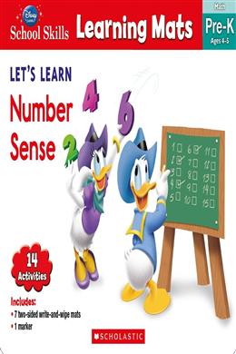 Disney School Skills: Learning Mats Let's Learn Number Sense (Pre-K Age 4-5) - MPHOnline.com