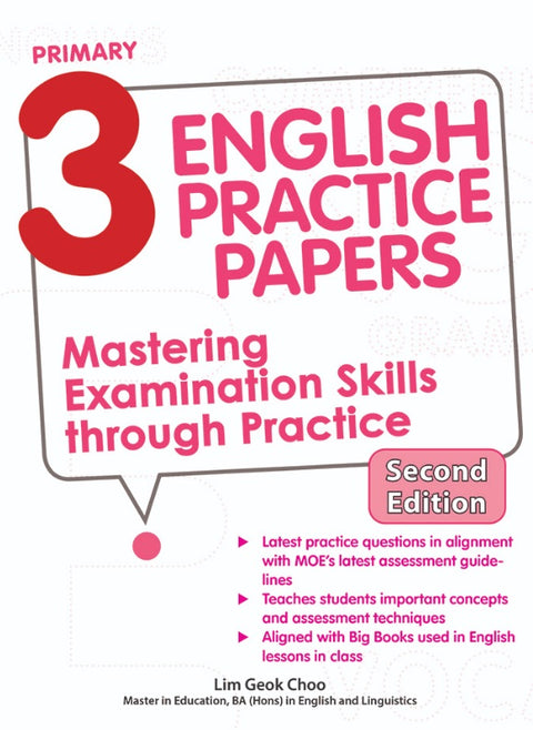 Primary 3 English Practice Papers Mastering Examination Skil - MPHOnline.com