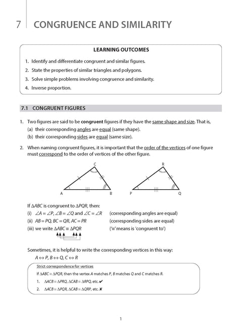 Key Guide Secondary Mathematics - Revision Notes & Practice Book 2B - MPHOnline.com