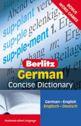 Berlitz German Concise Dictionary: German - English / Englisch - Deutsch - MPHOnline.com